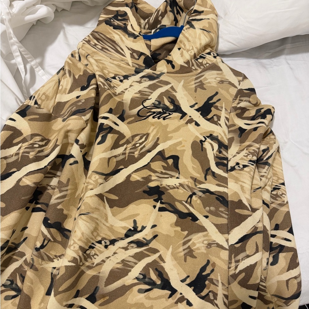 Iam GIA Camo Hoodie with Script Logo